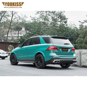 Kit de parachoques de coche UKISS para <span class=keywords><strong>Benz</strong></span> ML 12-15 actualización a <span class=keywords><strong>2023</strong></span> GLE63 <span class=keywords><strong>AMG</strong></span> estilo incluye nuevo capó faro luz trasera guardabarros rejilla - Product Image 6