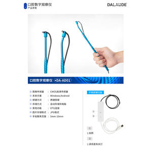 Endoscope dentaire numérique sans fil grand format se connecte aux téléphones mobiles, aux ordinateurs et aux tablettes - Product Image 4