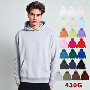2025 Nouveau sweat à capuche Streetwear transfrontalier, polaire 430g, poids lourd unisexe - Product Image 3