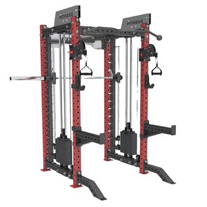 Multi Functional Squat Rack Comboสมิธสาย<span class=keywords><strong>Crossover</strong></span> 75*75*3 มม.Power Rack Pullyอุปกรณ์ออกกําลังกาย - Product Image 1