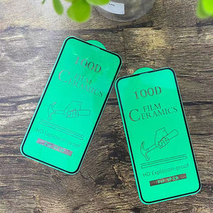 <span class=keywords><strong>Protector</strong></span> de pantalla de cristal transparente de película cerámica 100D para iPhone 13 14 Pro Max - Product Image 5