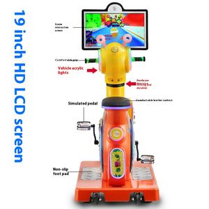 2023 nouvelle pédale de vélo d'escargot interactive Machine d'amusement à pièces utilisation commerciale à domicile pour les enfants Version en bois/métal - Product Image 4