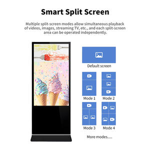 43 55 65 Zoll Digitale Anzeigetafel Werbung Kiosk LCD Touchscreen Indoor Smart WLAN Bodenständer Werbeplayer - Product Image 6