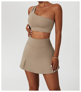 女式运动服 & 运动服单肩运动文胸和网球裙套装 - Product Image 6