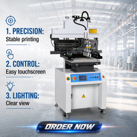 Máquina Impresora de Plantillas de Pasta de Soldar Semiautomática SMT de 2000 mm para Línea SMT