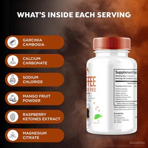 (Paquete de 2) Cápsulas para Adelgazar Coffee Slimmer <span class=keywords><strong>Pro</strong></span>, Mejora la Densidad Ósea, Sin Gluten, 60 Cápsulas - Product Image 4