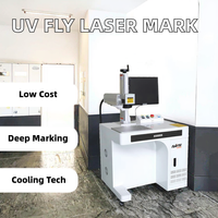 Mesin penanda Laser lalat UV keluaran baru Laser Harga kompetitif Laser serat dengan Format putar untuk penggunaan industri