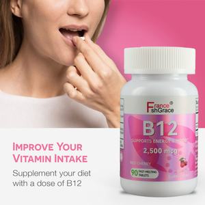 Tabletas de Vitamina B12 de Alta Potencia para Hombres y Mujeres, Mejoran la Inmunidad y Apoyan la Salud Mental - Product Image 4