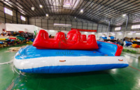 Bateau banane gonflable pour sports nautiques, tractable, pour 8 à 12 personnes, certifié CE, couleur personnalisable