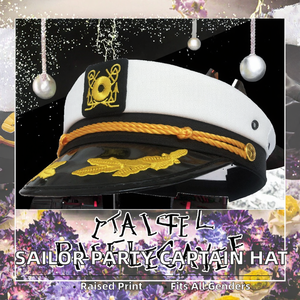 Gorras de Capitán de la Marina de Alta Calidad para Adultos, Divertidas para Fiestas, Accesorio Bordado, Gorra de Marinero para Disfraces Festivos, Venta al por Mayor - Product Image 2