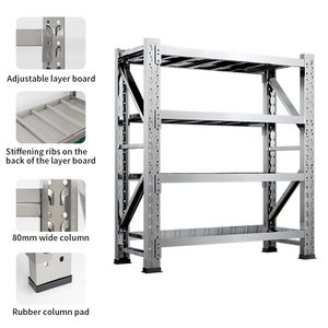 Thương mại thép không gỉ lưu trữ Kệ với điều chỉnh laminates Heavy Duty kim loại Rack cho kho đồ nội thất sử dụng - Product Image 2