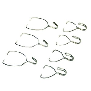 Ganchos de pared de acero inoxidable, forma rectangular, gancho individual para uso en cocina y ropa - Product Image 4