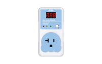 Protector de Voltaje Electrónico Monofásico de 50Hz, 230V, 16A, con Pantalla, para Electrodomésticos como Televisores y Refrigeradores, Protección Contra Sobretensión y Bajo Voltaje