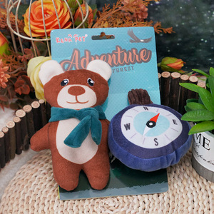 Jouets en peluche pour animaux de compagnie Rena, ours qui couinent, jouets à mâcher pour chiens, série Forêt d'aventure, fournitures pour animaux de compagnie d'intérieur - Product Image 3