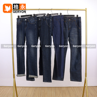 Celana Jeans Bekas Geryon Vintage Musim Panas untuk Pria, Bal 45kg MOQ, Bersih 90-98% Baru