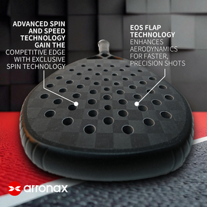 <span class=keywords><strong>Racchetta</strong></span> <span class=keywords><strong>da</strong></span> Padel <span class=keywords><strong>Professionale</strong></span> Arronax in Carbonio 18K con Nucleo in EVA Nero MLD Personalizzabile <span class=keywords><strong>Racchetta</strong></span> <span class=keywords><strong>da</strong></span> <span class=keywords><strong>Tennis</strong></span> Paddle ad Alta Potenza - Product Image 4