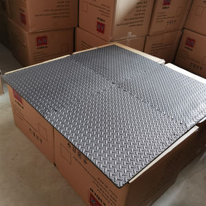 Puzzle à motif de feuilles pour femmes, Puzzle en mousse imbriquantes, en Eva douce, pour <span class=keywords><strong>Garage</strong></span>, entraînement à domicile, Fitness, gymnastique, tapis de sol, 60x60 cm - Product Image 3