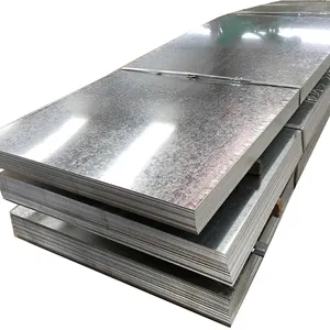 Vendita di fabbrica di buona qualità 1250 mm 1500mm larghezza Z30 Z90 Z180 lamiera di acciaio zincato rivestito di zinco per materiale da costruzione