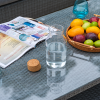 Einzigartiges Design Hochwertige Outdoor Rattan Aluminium Möbel Garten Sofa Set Patio Sofa Set für Innenhof und Park