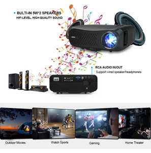 Máy Chiếu Full HD 1080P Máy Chiếu Rạp Chiếu Phim 4K 12500Lumens Máy Chiếu Android WiFi Răng Xanh Hd <span class=keywords><strong>VGA</strong></span> AV USB Kèm Quà Tặng - Product Image 6