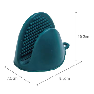 Soft <b>Waterproof</b> Heat Resistant Dishwasher Safe Hanging Hole Easy Storage <b>Silicone</b> Oven Mitts for Baking Kitchens - Product Image 2