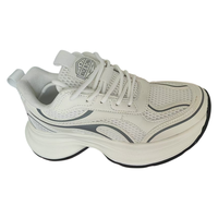 Chaussures de course légères absorbant les chocs, respirantes en mesh, en cuir véritable, antidérapantes, anti-odeurs, pour la salle de sport et l'entraînement