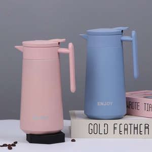 Thermos sous vide DUOXI en acier inoxydable 304/201 coloré, grande capacité, portable, tasse de bureau, <span class=keywords><strong>pot</strong></span> à café de camping, sans BPA - Product Image 1