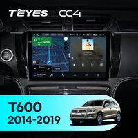 TEYES CC4 Para Zotye T600 2014 - 2019 CarPlay Android Auto 2DIN Autoradio Radio Multimedia Estéreo