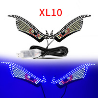 Écran LED dynamique USB pour affichage arrière Devil Eyes, panneau lumineux publicitaire intelligent pour voiture, camion, pare-brise, lumière décorative