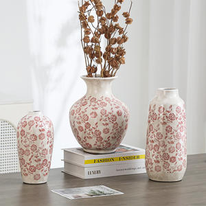 Nuovo <span class=keywords><strong>vaso</strong></span> <span class=keywords><strong>in</strong></span> porcellana idroponica <span class=keywords><strong>bianca</strong></span> <span class=keywords><strong>in</strong></span> stile cinese con Logo fiore <span class=keywords><strong>rosa</strong></span> Crackle glassa da tavolo <span class=keywords><strong>in</strong></span> ceramica artigianale per casa fioriera - Product Image 1