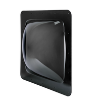 Dôme de remplacement universel pour fenêtre de toit extérieure 14''x14'' pour camping-cars, caravanes et roulottes