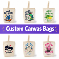 Sac fourre-tout en toile vierge à poignée unique avec impression personnalisée de logo, code QR et slogan, sac à main réutilisable en coton pour étudiant, cadeau promotionnel