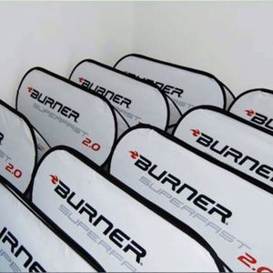 ป้ายโฆษณาพับได้แบบพกพาสำหรับใช้งานกลางแจ้ง ปรับแต่งได้ สองด้าน พับเก็บได้ รับรองโดย TUV รูปทรงกลม ขายส่งจากโรงงาน - Product Image 6