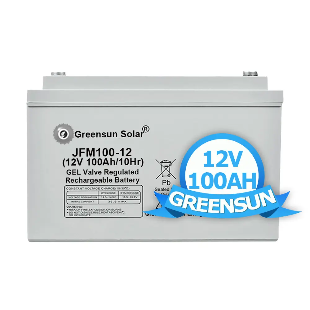 Batteria al Gel 100ah batteria ricaricabile per la casa batterie ricaricabili 12v 100ah