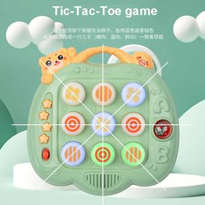 2 en 1 juguete educativo electrónico <span class=keywords><strong>Whack</strong></span> <span class=keywords><strong>a</strong></span> <span class=keywords><strong>mole</strong></span> & Tic-Tac-Toe juego interactivo golpeando juguetes para niños pequeños con luces y música - Product Image 4