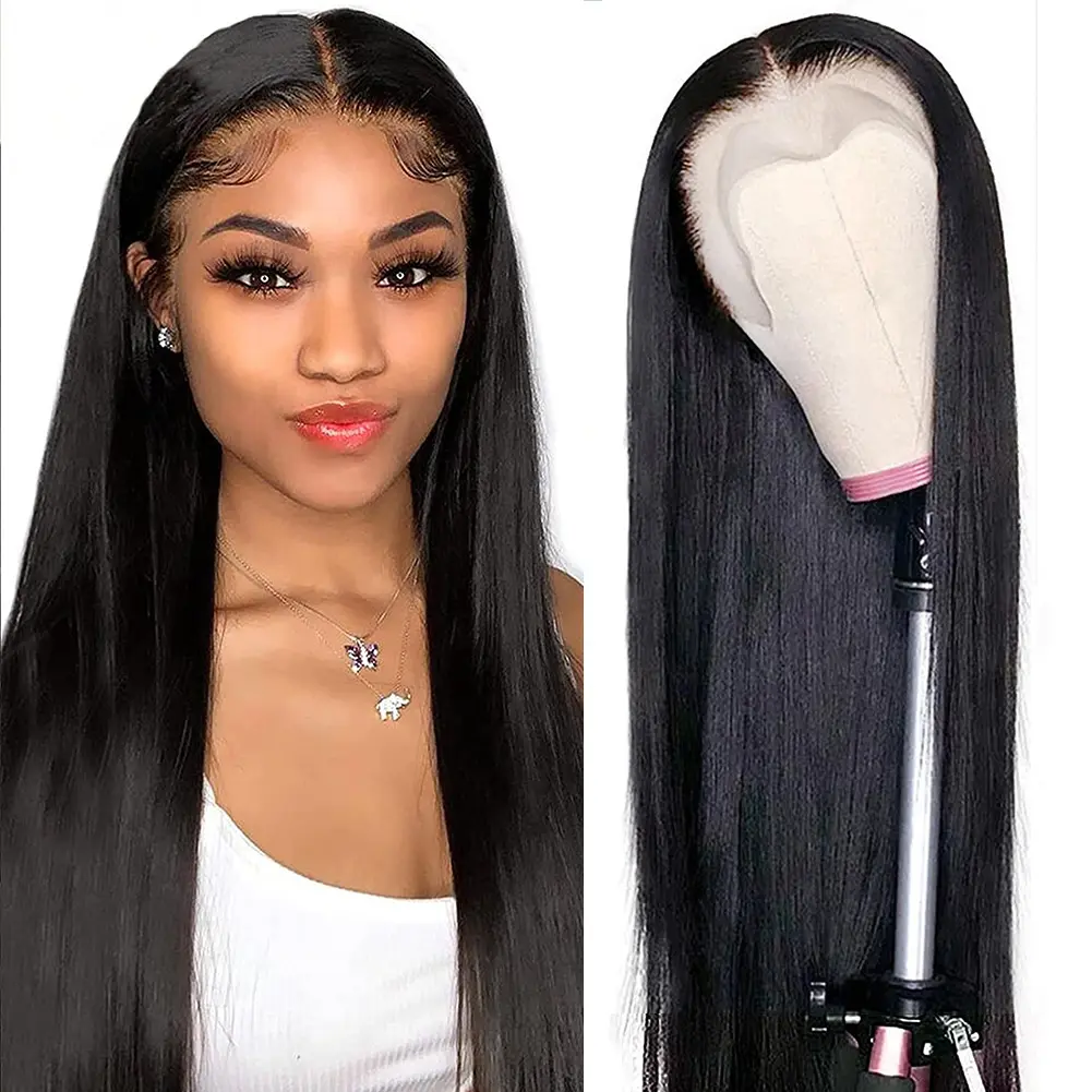 Wigs Human Hair Lace Front Brazilian Hair Extensions Wigs Wholesale 13X4 13X6 Invisible Hd Lace Frontal Closure Remy Wig