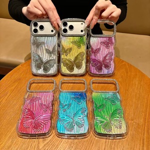 Cover per Cellulare IMD con Farfalla per Tutti i Telefoni Custodia Morbida in TPU con Strass per Redmi 14C Note 14 15 Note 15 Pro - Product Image 1