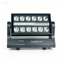 STSLITE-400W Projecteur LED RGBW Wash Strobe 12x15W 5060 LED RGBW avec contrôle DMX par segments, Projecteur mural de scène pour spectacle