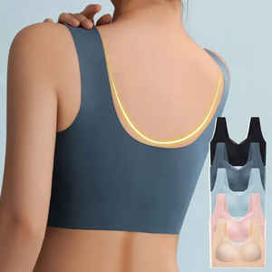 Underwear Seamless Bra Women Is Sexy Large Size Tops Support Small Comfortable No Steel Ring Underwear Yoga Fitness Sleep Tank - Product Image 2