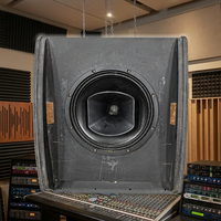 Haut-parleur coaxial LS3 de 12 pouces, monophonique, 250W/400W, impédance 8 ohms, connectivité XLR/Speakon, boîtier en bois, à poser au sol