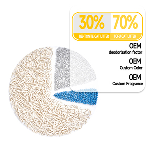 Großhandel Biologisch Abbaubares Deodorant-Streukatzenstreu mit Geringer Staubentwicklung, Schnell Klumpend, 2,0mm Streifenform, Spülbare Tofu-Katzenstreu - Product Image 4