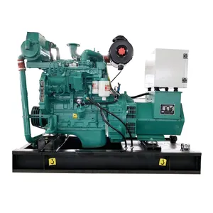 20 kW bis 60 kW Meeres-Diesel-Generator-Set leiser offener Rahmen Typ Auto-Start mit 1500-1800 U/min. Nennspannung 230/480 V