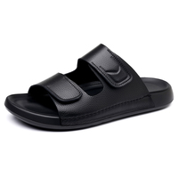 Nouvelles sandales pour hommes fabriquées en Chine, design italien tendance, cuir de vachette véritable, pantoufles de luxe, fabriquées en Chine, Aliexpress Dubai