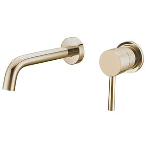 Robinet de lavabo encastré en laiton 59-1, style moderne, finition chromée gris canon noir, mitigeur chaud/froid pour lavabo - Product Image 6