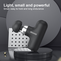 Nouveau Masseur Vibrant Portable Mini Pistolet de Massage à 4 Têtes Puissant pour Compresse Chauffante et Massage Profond des Fascias 2024