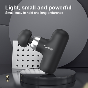 2024 nouveau chauffage compresse Mini Portable Fascial profond vibrant 4 tête puissant masseur de pistolet de vitesse tenu dans la main - Product Image 4