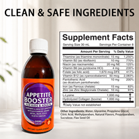 Suplemen Herbal Cair Penambah Nafsu Makan 240ml Label Pribadi Khusus, Mendukung Pencernaan dan Penyerapan dengan Multivitamin