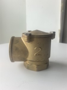 วาล์วกันกลับทางเดียวทำจากทองเหลืองขนาด 1.5 นิ้ว สำหรับรถบรรทุกน้ำมันเจียเซิง - Product Image 2