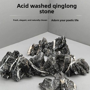 Pierre <span class=keywords><strong>Seiryu</strong></span> de haute dureté pour aquascaping, pierre naturelle Qinglong pour aquarium - Product Image 4
