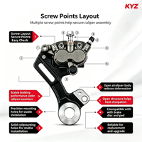 Kit de leviers de frein avant et arrière KYZ en aluminium CNC hydraulique pour vélos électriques tout-terrain Sur Ron LBX Light Bee X Ultra Bee Talaria
